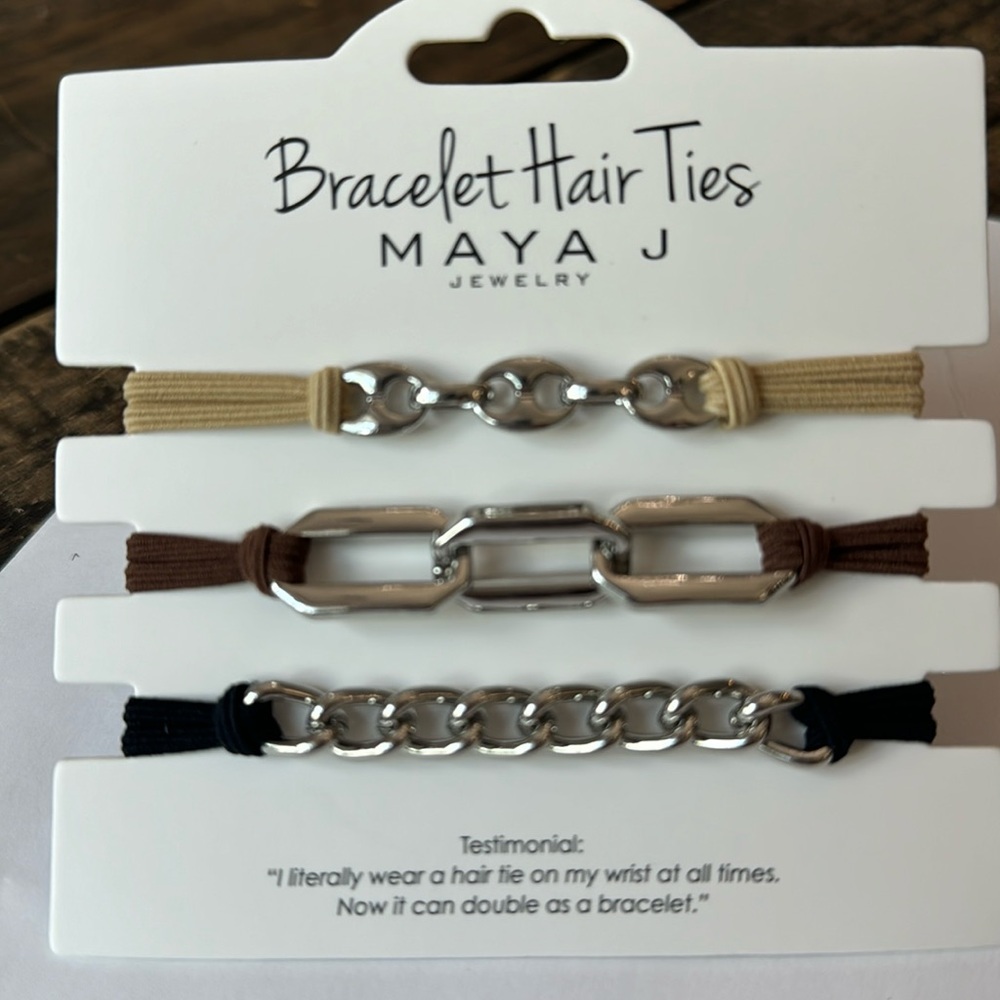 Maya J Bracelet Hair Ties